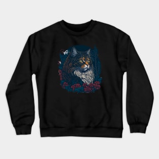 Cat Breed - Norwegian Forest Cat Crewneck Sweatshirt